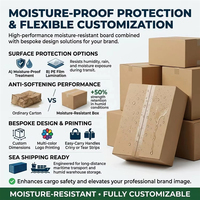 Boîte à vin en carton ondulé écologique avec insert de séparation anti-collision pour l'expédition d'objets fragiles