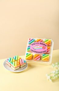 Nouvelle ligne de découpe et de convoyage automatique à haute capacité MeiShun pour gâteaux, fraises et fudge au lait de chèvre - Product Image 6