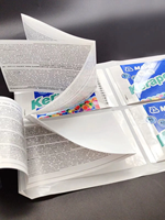 Étiquettes multicouches imperméables et résistantes à l'huile pour bougies Emballage de cadres photo cosmétiques et industriels pour l'artisanat Étiquettes personnalisées