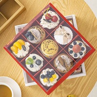 Boîte à bonbons de mariage personnalisée, boîtes à gâteaux transparentes, emballage de mariage, boîtes à macarons avec fenêtre