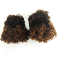 Extensions de dreadlocks 100% cheveux vierges ombrés # Extensions de cheveux humains afro crépus en vrac pour tressage 4/30