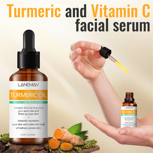 Soins de la peau de marque privée Essence ordinaire Correcteur de points noirs Hydratant anti-âge contre l'acné Sérum au curcuma vitamine C pour le visage - Product Image 3