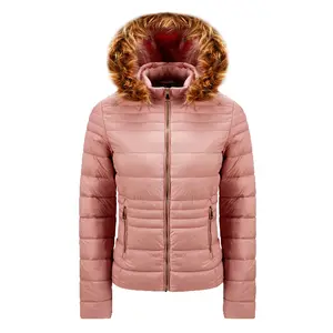 Custom women's spring-winter jacket popular winter polyester quilting jacket women