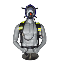 Appareil respiratoire à air comprimé pour pompiers de vente directe d'usine SCBA avec respirateur à cylindre en acier