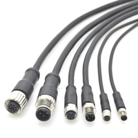 Câble d'aviation personnalisé, 2 3 4 5 6 8 10 12 17 broches, A B C D, Code de codage, connecteur circulaire étanche IP67 IP68, connecteur M12