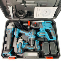 Kit combiné de perceuse à percussion sans fil professionnelle au lithium-ion sans balais, directement de l'usine