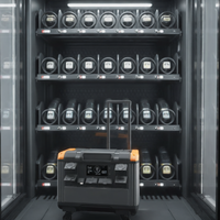 Générateur solaire portable 3000W 2688Wh LiFePO4, station d'alimentation à onde sinusoïdale pure, générateur d'énergie solaire d'urgence pour la maison, le camping en plein air