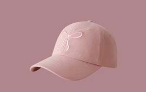 Casquette de baseball personnalisée à motif lettres, broderie nœud, 6 panneaux, décontractée, pour l'extérieur, en tissu commun 100% coton, avec détails métalliques, vente en gros - Product Image 4