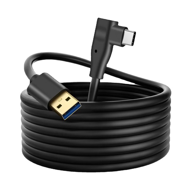 Super Speed 5M USB 3.0 Type-C Cable for Oculus/Meta Quest 3S/3/2/Pro/Pico 4 & Camera Accessories