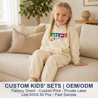 Sweat-shirt à capuche deux pièces pour enfant, vêtement de Boutique, personnalisé, automne