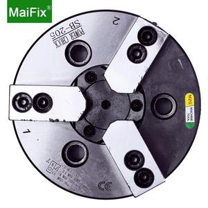 Maifix Mâm Cặp Thủy Lực Cố Định Cắt Rỗng 10 12 Inch SB-210 Mâm Cặp Công Suất Máy Tiện <span class=keywords><strong>CNC</strong></span> 3 Hàm - Product Image 3