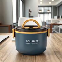Boîte à lunch thermique de qualité supérieure ensemble trois couches en acier inoxydable 304 Portable étanche Bento boîte à lunch avec 3 Camparment