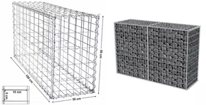 Rongbang Fournisseurs Prix Boîte de <span class=keywords><strong>Gabion</strong></span> Soudée Galvanisée 1x1x0.3m 1x0.5x0.5m Cages en Pierre Panier de <span class=keywords><strong>Gabion</strong></span> à Vendre - Product Image 5