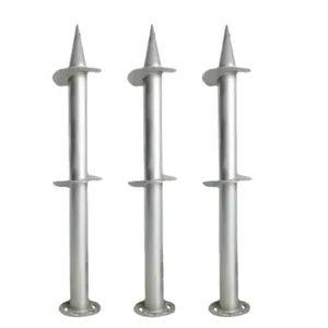 Galvanized <b>Foundation</b> System Earth Ground Screw Spiral Pile - Product Image 4