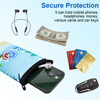 Téléphone portable manches sac étui bandoulière néoprène support lanière téléphone pochette pour femmes hommes