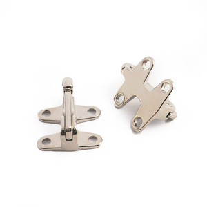 หัวเข็มขัดโลหะแบบสองแถวสำหรับเสื้อผ้า ขนาด 30 มม. สีเงิน ทำจากโลหะผสมสังกะสี ทนทาน ใช้เป็นอุปกรณ์ตกแต่งเสื้อผ้า - Product Image 1