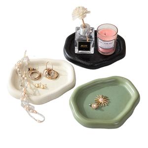 Wholesale Oriental Style Rock Elegant <strong>Ceramic</strong> Ring Tray Dish Shaped <strong>Jewelry</strong> Display Plate <strong>Jewelry</strong> Storage <strong>Box</strong> - Product Image 1