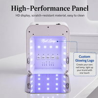 Lampe à ongles UV LED sans fil 96W rechargeable, séchage rapide pour manucure et pédicure, pour salon et domicile