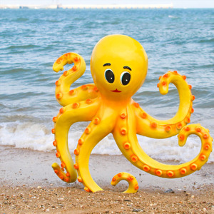 Hars Zeeleven Vis Standbeeld Levensgrote Zeesterren Zeepaardje Sculptuur Voor <span class=keywords><strong>Aquarium</strong></span> Decoratie - Product Image 5