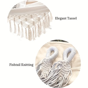 Oem Brazil macrame Fringe 2 người đôi Deluxe võng đu Net ghế cho bãi biển sân phòng ngủ Patio hiên trong nhà ngoài trời - Product Image 3