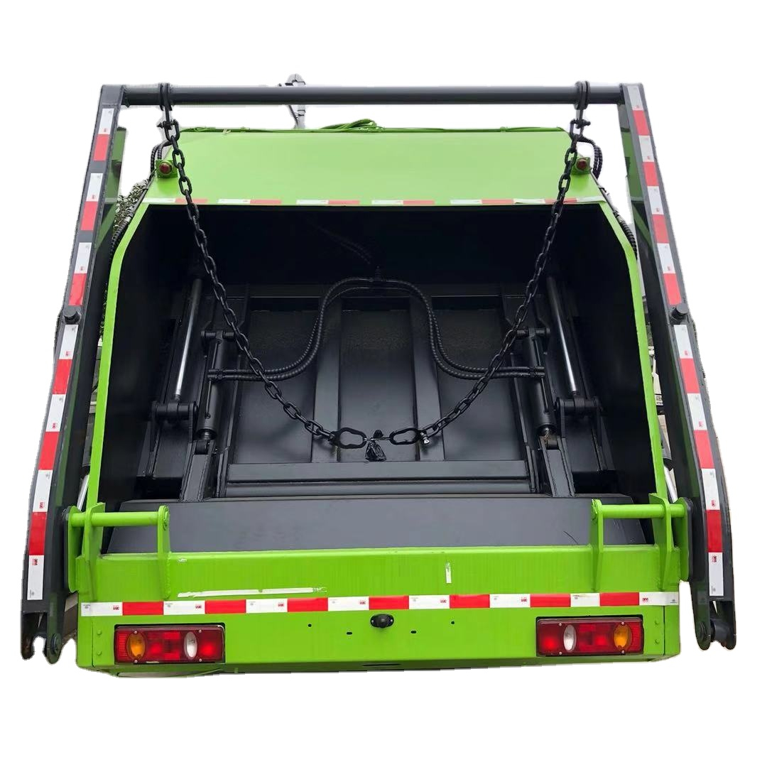 DAYUN 4x2 с задненавесным погрузчиком отходов собирать коммунальная 6-7 тонн грузовик уплотнитель мусора