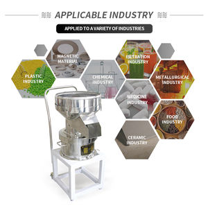 Tamis vibrant de précision pour granulés de PVC, <span class=keywords><strong>filtre</strong></span> séparateur anti-adhérent pour tamisage de poudre plastique - Product Image 3