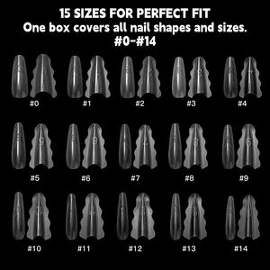 Novedosos Moldes Dual Form para Uñas de Sándwich Francés de Marca Privada, Extensión de Uñas, Logo Personalizado, Puntas de Uña Dual Form de Sándwich, 240 Pzs/Caja - Product Image 4