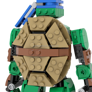 <span class=keywords><strong>Big</strong></span> Turtle Leonardo Da Vinci Raphael Donatello juegos de bloques de construcción DIY kits MOC Bricks Set niños juguetes molde King - Product Image 3