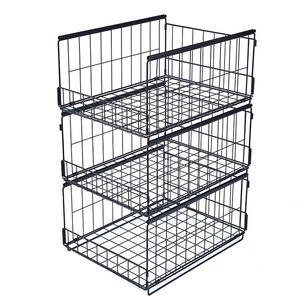 Kitchen <b>Storage</b> Standing Modern Stainless Steel Double-Tier Towel Racks Drawer-Type Sliding Cabinets Punch-Free Pull <b>Baskets</b> - Product Image 2
