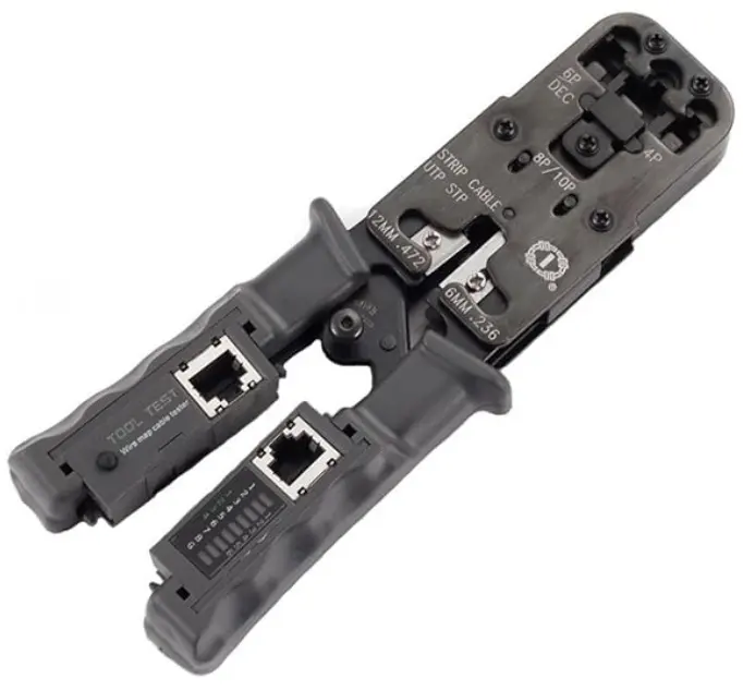 Ethernet Tool RJ45 RJ12 RJ11 Cable Tester Crimper Built-in Cable Tester RJ45 Crimping Tool