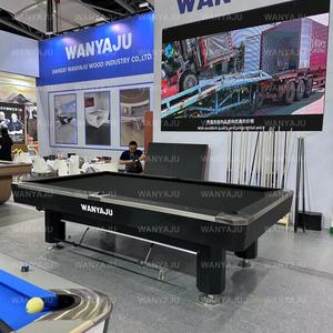 Mesa de <span class=keywords><strong>billar</strong></span> Wanyaju con piedra natural, mesa de <span class=keywords><strong>billar</strong></span>, pizarra, 9 pies, vendedor profesional, mesa de carambola, mesa de 3 <span class=keywords><strong>bandas</strong></span> para bar - Product Image 6