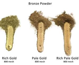 Pigmento Oro Polvere Bronzo Puro <span class=keywords><strong>Rame</strong></span> Chiaro Intenso per Resina Inchiostro Vernice Stampa Rivestimento - Product Image 3