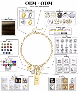 SUMMLY Luz de lujo al por mayor personalizado de alta calidad cereza encanto pulsera 18K chapado <span class=keywords><strong>en</strong></span> <span class=keywords><strong>oro</strong></span> brazaletes de acero inoxidable - Product Image 5