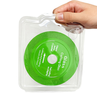Disque de coupe diamanté ultra-mince 1 mm pour verre et céramique, personnalisable, OEM, pour meuleuse d'angle, pressage à chaud