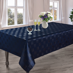 Geometric <strong>Striped</strong> Jacquard Tablecloth with Party Banquet Decoration <strong>Table</strong> <strong>Cloths</strong> - Product Image 1