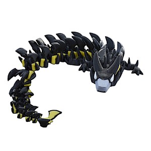 Vashine 3D stampato <span class=keywords><strong>colorato</strong></span> cristallo flessibile animali del drago giocattoli eco-friendly materiali Dragon animali 3D Action Figure Toi - Product Image 3