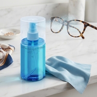 Kit de liquide de nettoyage d'écran de 200ml avec chiffon en microfibre | Sans traces, sans danger pour les ordinateurs portables, les téléviseurs, un soin et une protection efficaces de l'écran