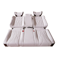 Canapé-lit en cuir VIP pour mini-bus/camping-car, banquette/3 sièges électriques à assembler pour Vito Sprinter V-Class