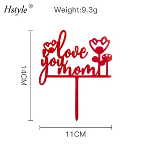 Đồ Trang Trí Bánh Hoa Hình Trái Tim Chúc Mừng Ngày Của Mẹ Đồ Trang Trí Bánh Bằng Acrylic Cho Ngày Của Mẹ Đồ Dùng Lễ Kỷ Niệm Tiệc Sinh Nhật <span class=keywords><strong>PQ117</strong></span> - Product Image 5