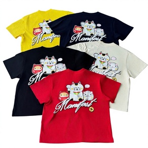Camiseta Unisex de Cuello Redondo Oversize con Estampado Grande, de Secado Rápido, Tejido de Algodón, Impresión Personalizada, Estilo Urbano, Nueva, Hecha en Vietnam - Product Image 1