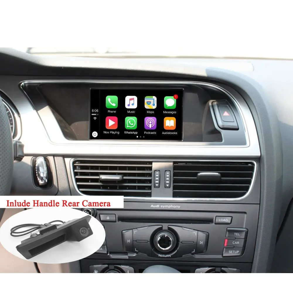 Termasuk Kamera Belakang Apple Mobil Nirkabel Putar A4L A5 Q5 Konser Simfoni untuk AUDI Android Auto CarPlay Solusi Antarmuka Siri GPS