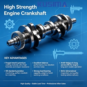 เพลาข้อเหวี่ยงเครื่องยนต์ <span class=keywords><strong>B47</strong></span> สำหรับ BMW B47D20 B47C20 2.0L ดีเซล 11218578677 8571021 ขนาดกระบอกสูบ 84 มม. ระยะชัก 90 มม. 4 สูบ เทอร์โบ - Product Image 5