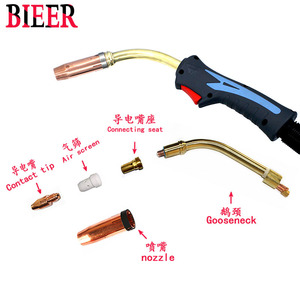 Bid Water Cooled MIG Welding Torch MB501D Swan Neck All Copper Head For Industrial Use - Product Image 1