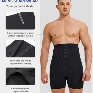 Promotion : Boxer gainant taille haute pour <span class=keywords><strong>homme</strong></span>, avec compression abdominale et effet amincissant, extensible, pour ventre de boîte - Product Image 3