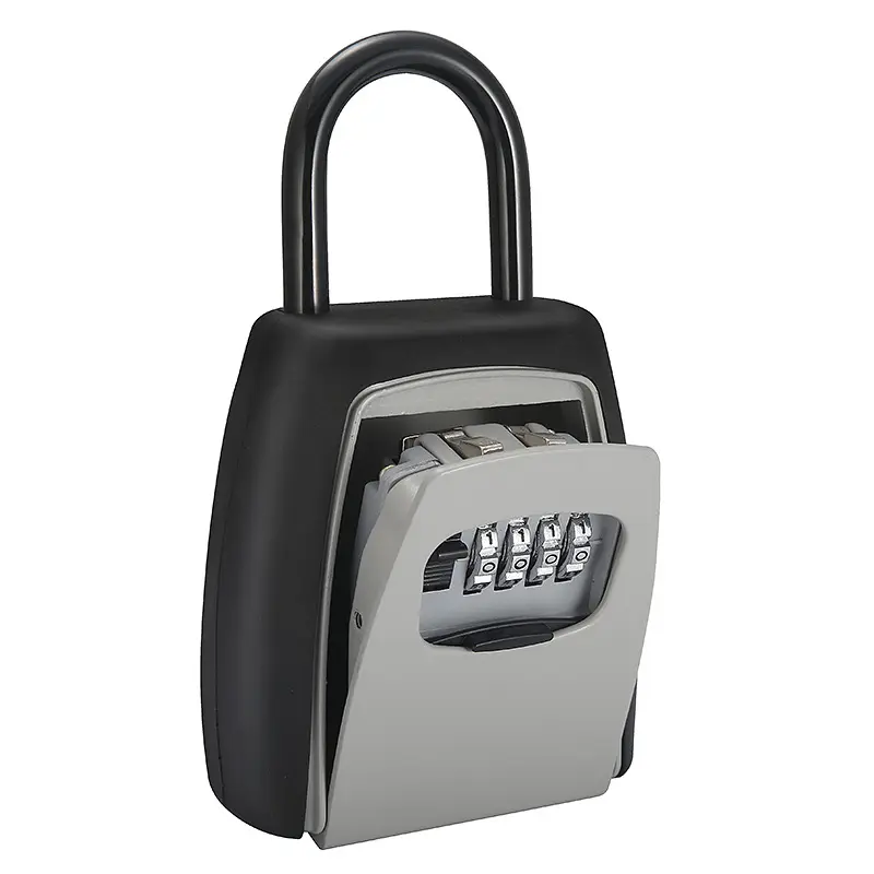 4 Digitale Combinatie Lock Box Sleutel Opbergdoos Outdoor Opknoping Type Wachtwoord Sleutel Veilig Slot Smart Key Opbergdoos