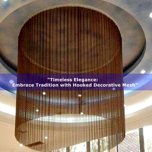 Maille décorative personnalisable d'alliage d'aluminium de <span class=keywords><strong>prix</strong></span> d'usine pour la décoration de chambre d'hôtel - Product Image 5