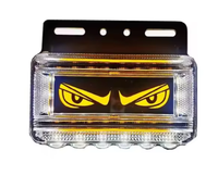 24V Étanche LED Super Lumineux Lumière Latérale pour Camion New Angel Devil Eye Illuminate Strip Car Light Accessoires pour Éclairage