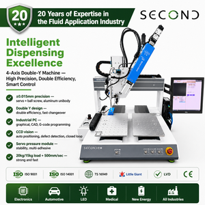 Robot distributeur de colle automatique CNC intelligent à commande PC, double axe Y, 4 axes, certifié CE, pour bureau - Product Image 6