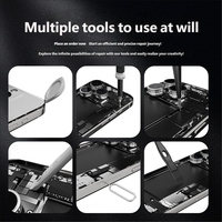 Kit de tournevis de précision industriel Powerlift 58 pièces pour téléphone portable, embouts interchangeables, pointe magnétique, acier Cr-V, logo OEM