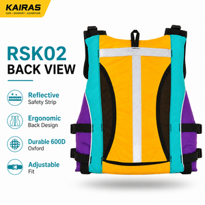 Chaleco Salvavidas Comercial de 150N <span class=keywords><strong>para</strong></span> Rafting en Aguas Abiertas con Espuma NBR Oxford 600D <span class=keywords><strong>para</strong></span> Kayak y Rescate Acuático - Product Image 2